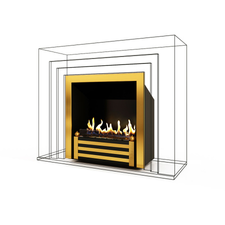 Встраиваемый биокамин Firezo D'elite 1400