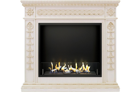 Биокамин в портале Firezo Milan Слоновая кость