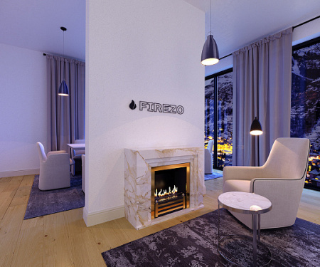 Встраиваемый биокамин Firezo D'elite 600